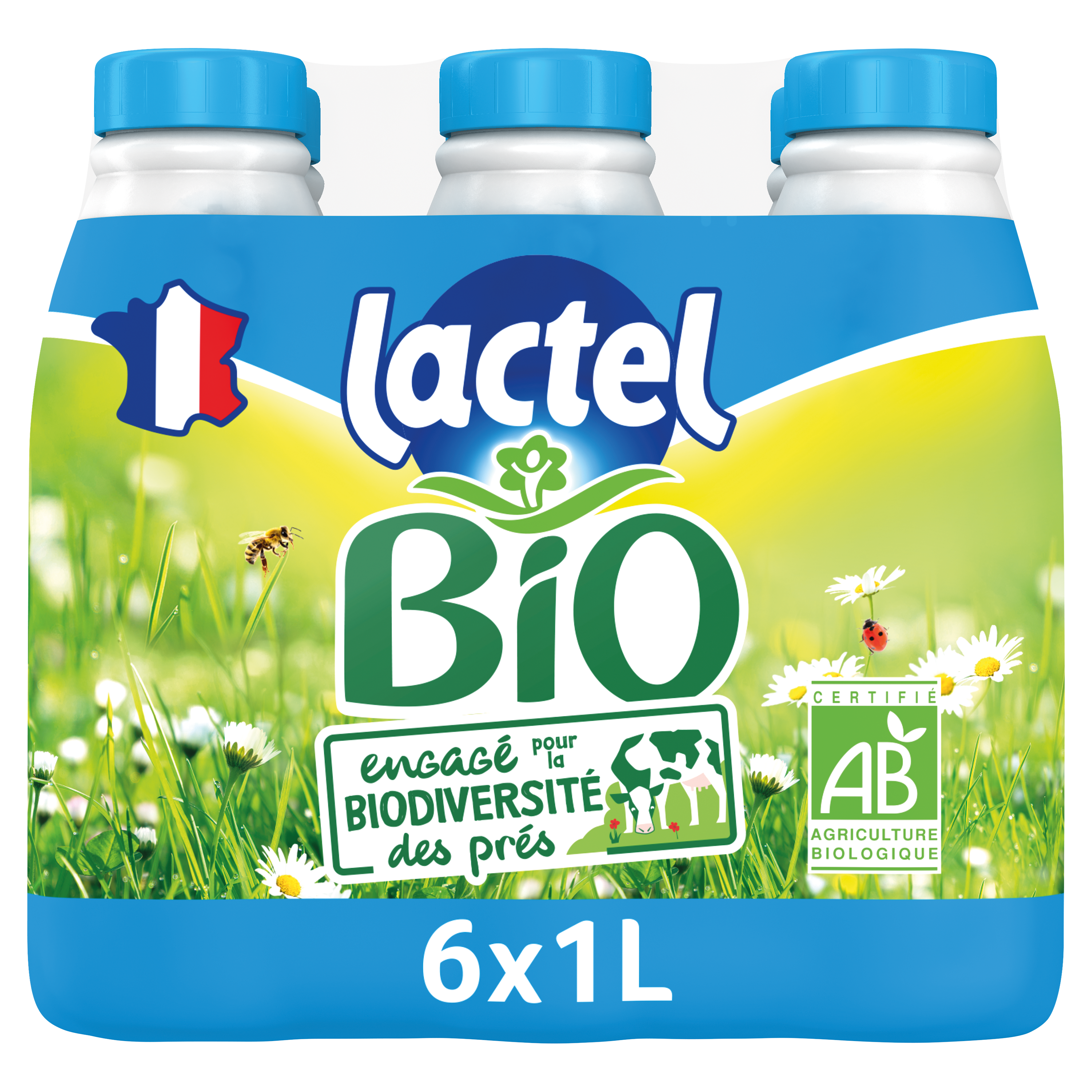 Lactel Bio pack de 6x1L