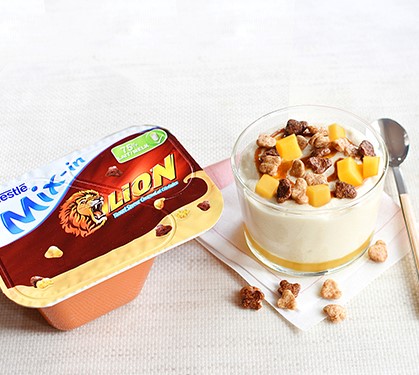 Mousse Caramel Mangue Et Cereales Envie De Bien Manger