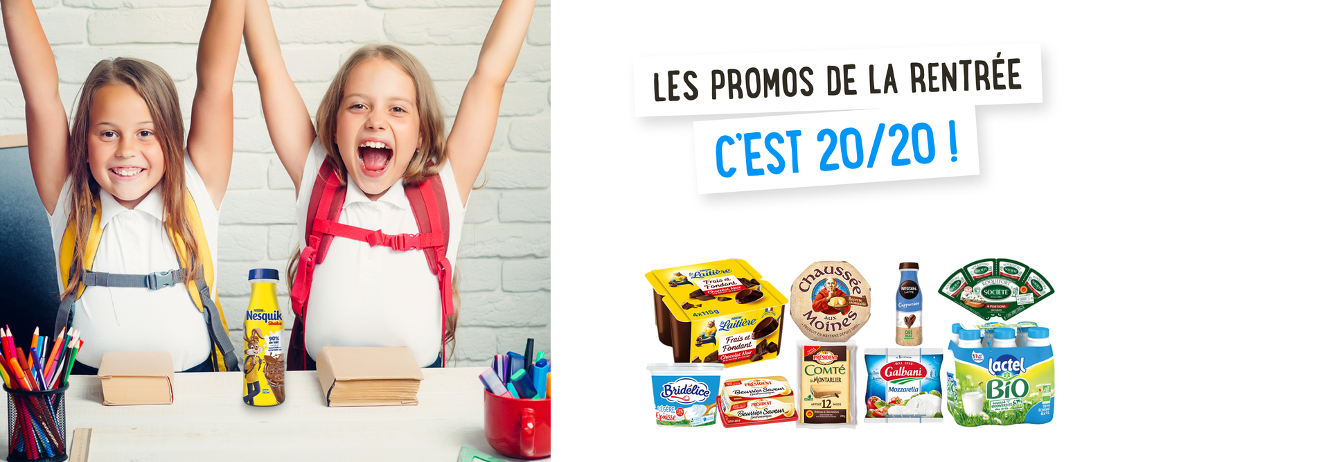 Les promos de la rentrée c'est 20/20 !