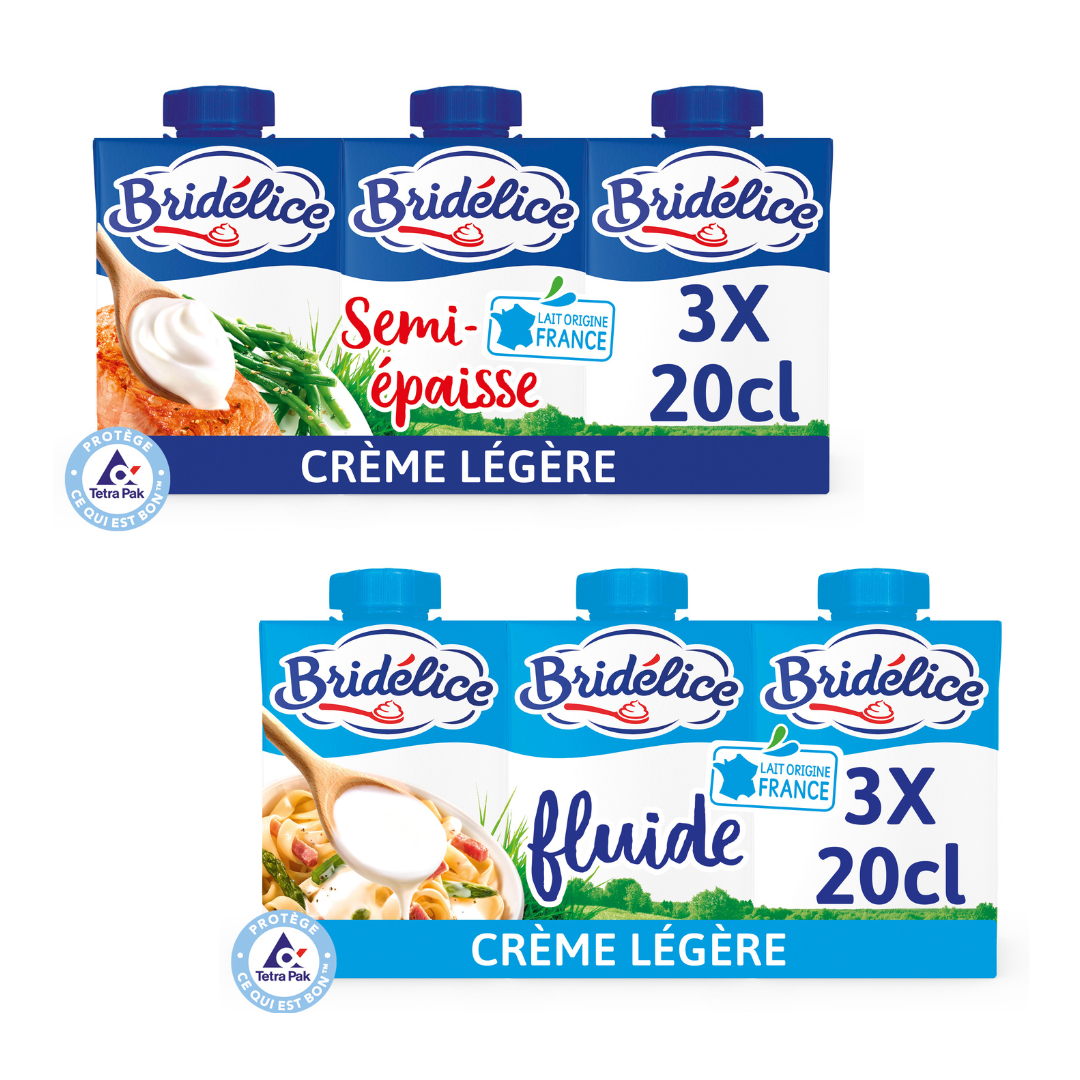 Crème Légère UHT Bridélice