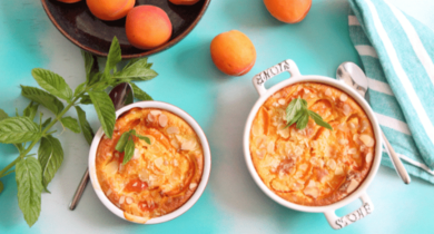 Petits clafoutis aux abricots