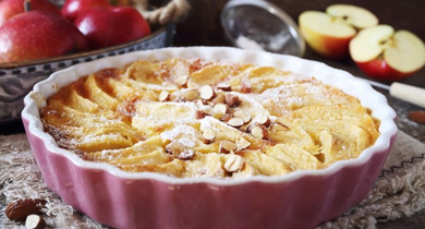 Clafoutis aux pommes facile