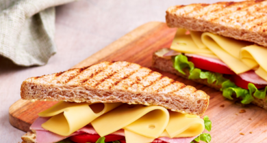 Club sandwich jambon blanc et Leerdammer