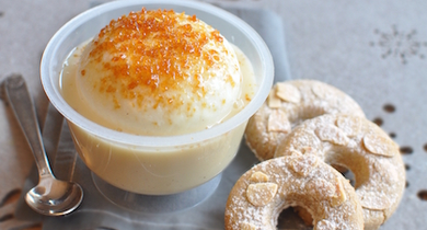 Biscuits à la cannelle et Ile Flottante La Laitière