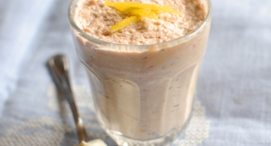 Verrine de mousse de thon à l’origan