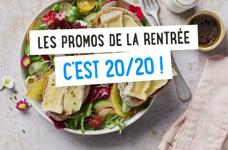 Les promos de la rentrée, c'est 20/20 !