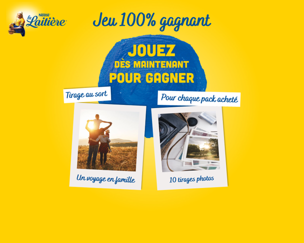 Jeu La Laitière - 100% gagnant