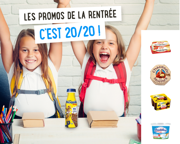 Les promos de la rentrée c'est 20/20 !