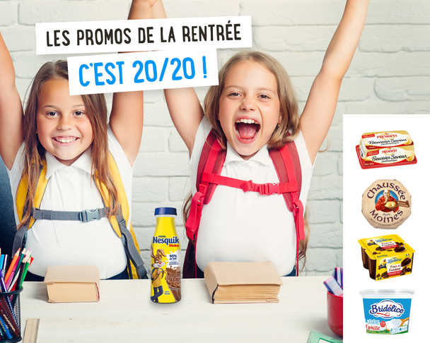 Les promos de la rentrée c'est 20/20 !