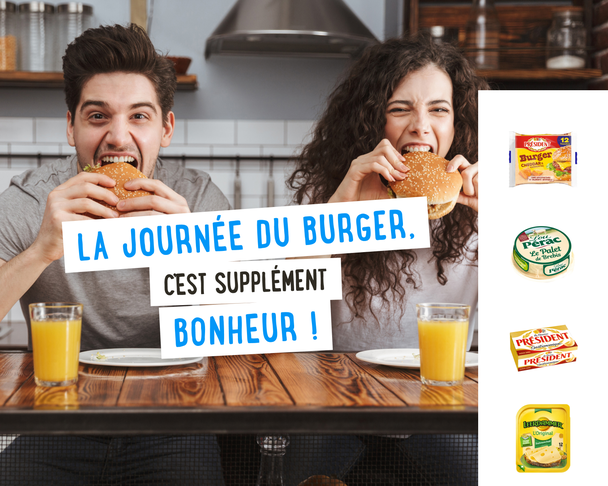 La journée du burger, c'est supplément bonheur !