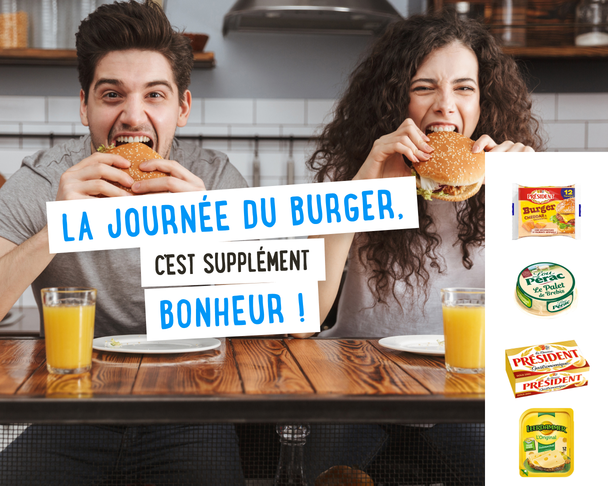 La journée du burger, c'est supplément bonheur !