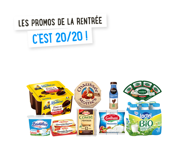 Les promos de la rentrée c'est 20/20 !