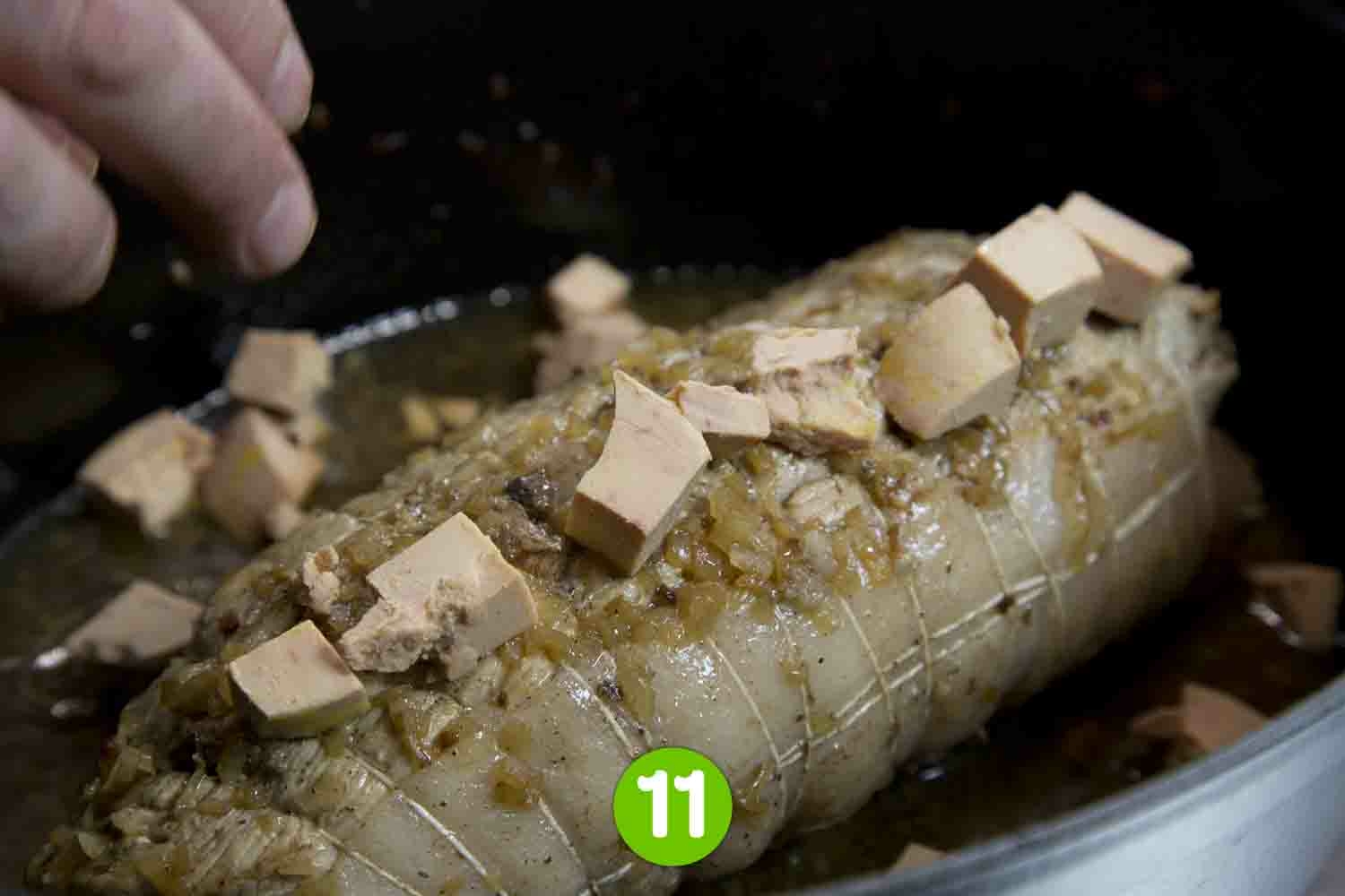 Rôti De Veau Aux Morilles Sauce Foie Gras