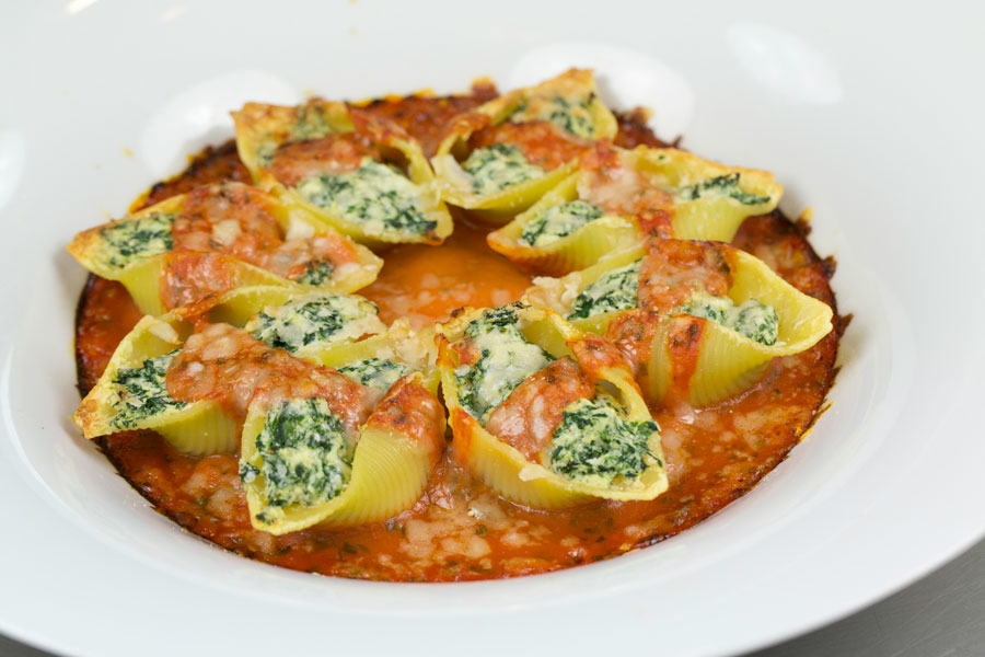 Conchiglionis Farcis À La Ricotta Et Aux Épinards - Envie De Bien Manger