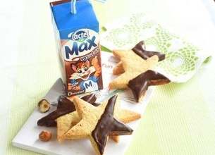 Lactel Max chocolat & ses biscuits étoilés